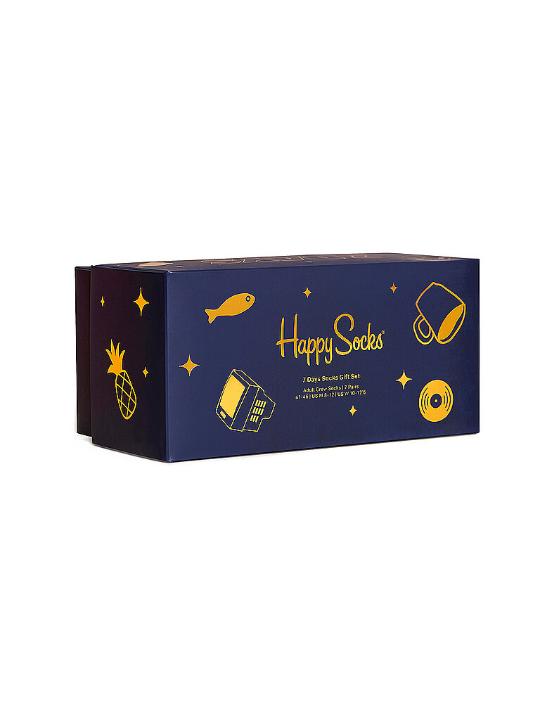 HAPPY SOCKS Herren Socken Geschenkebox 7 DAYS A WEEK  7er Pkg 41-46 multi bunt